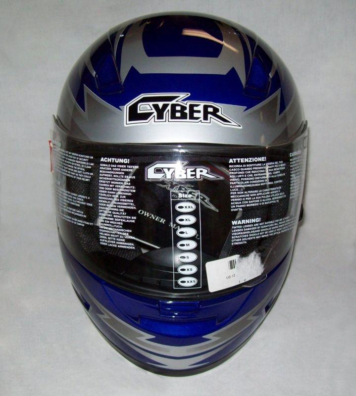 Men's/mens sz xxl adult size xx-large cyber us-12 full face street helmet 647605