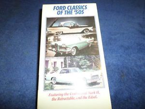 Ford classics of the 50s !!!  vhs movie 1953 1954 1955 1956 1957 1958  ford v-8