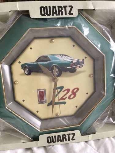 Quartz chevy camaro z28 wall clock  brand new