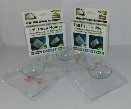 Get one clear ez i pass holders ez and i pass suction cup holder. (clear)