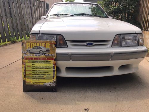 Custom car show sign board stand saleen mustang ford chevy any make