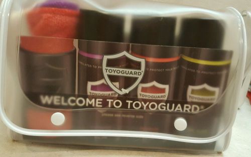 Toyota toyoguard toyo guard cleaning kit interior tire exterior cloths like new